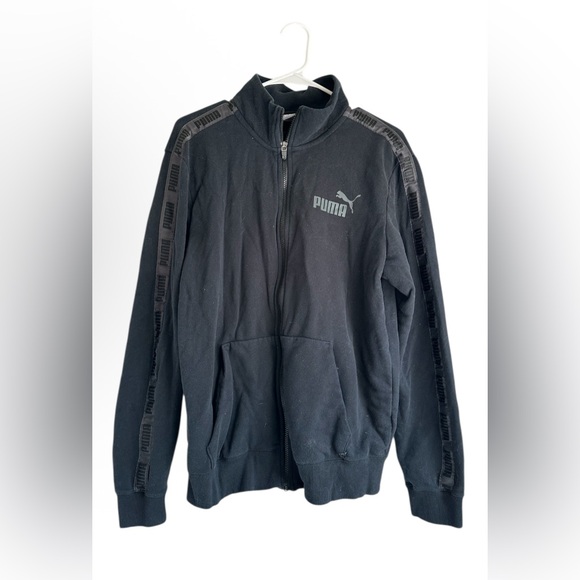 Puma Other - Puma Men's Black Zip-Up Sweater